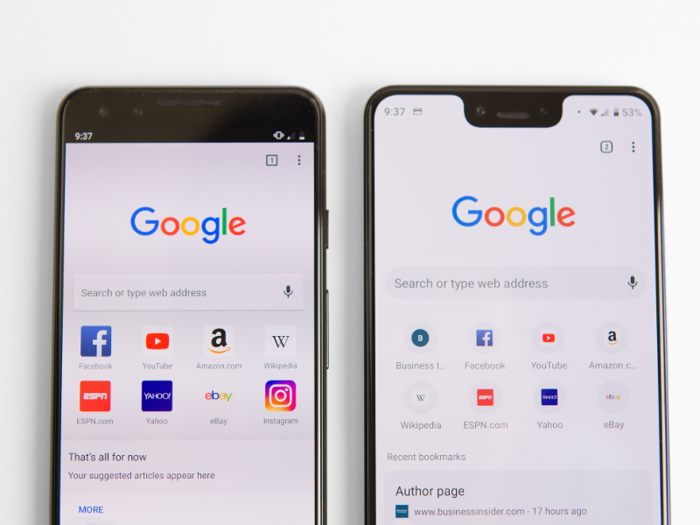 Google needs to change the screen bezels and notch situation.