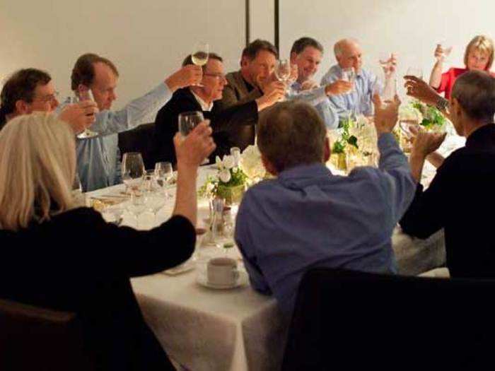 In February 2011, Jobs helped plan a small dinner for President Obama in Silicon Valley. He objected to some of the dishes proposed by the caterer, including shrimp, cod, and lentil salad, calling them “too fancy.” He also objected to the dessert, a cream pie with chocolate truffles, but was overruled because the White House staff said President Obama liked cream pie.