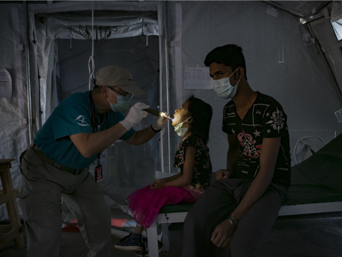 There is also limited medical aid in the camps, and most refugees from Myanmar were never vaccinated. The most common conditions affect refugee