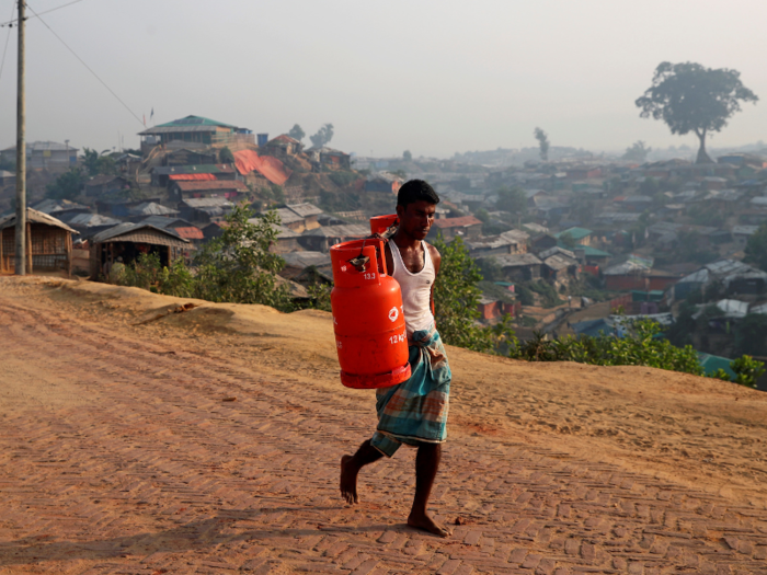 And aid groups have given out gas stoves so hot meals can continue without firewood.