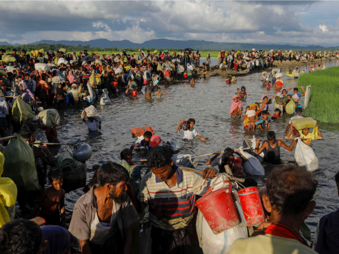 Since August 2017, hundreds of thousands of Rohingya have fled Myanmar, pouring into Bangladesh.