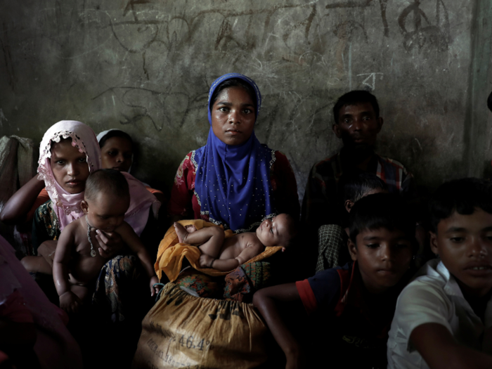 The Rohingya are a group of Muslims who primarily lived in Rakhine State, and numbered around 1 million in 2017. The name "Rohingya" surfaced in the 1950s, to provide them with a collective identity.