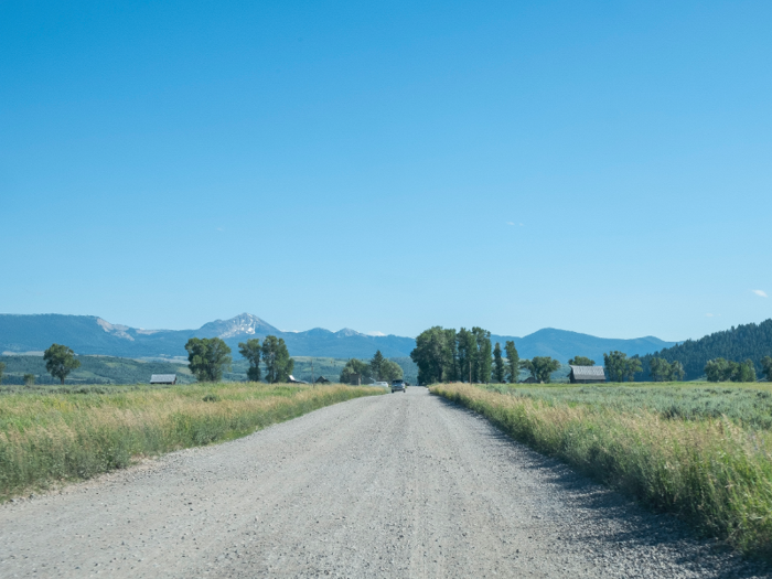 Just past the town of Moose, I turned off the highway and about five minutes later turned again onto a dirt road.