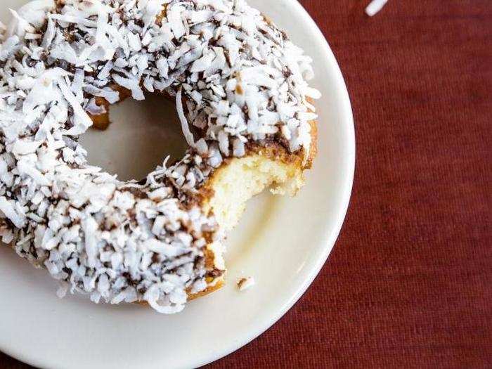 The highlight of the Chocolate Feather Boa for me was the chocolate glaze. But if you love coconut, the highlight will be be the coconut.