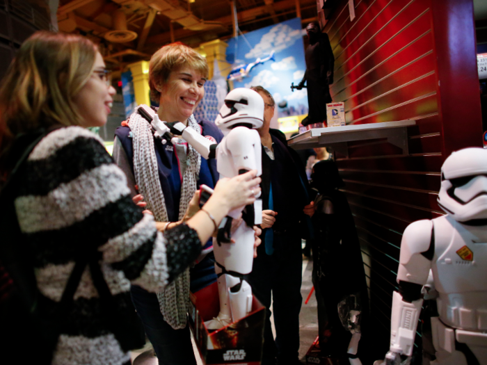 In 2011, a year in which there was no new "Star Wars" movie, "Star Wars" toys brought in more than $3 billion.