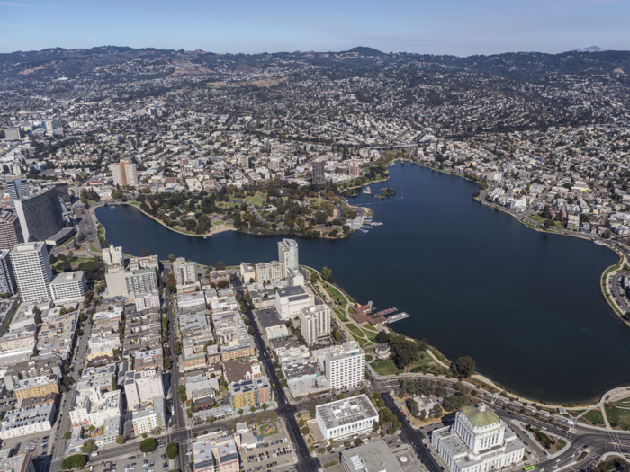 4. Oakland, California — 39.4% above national average