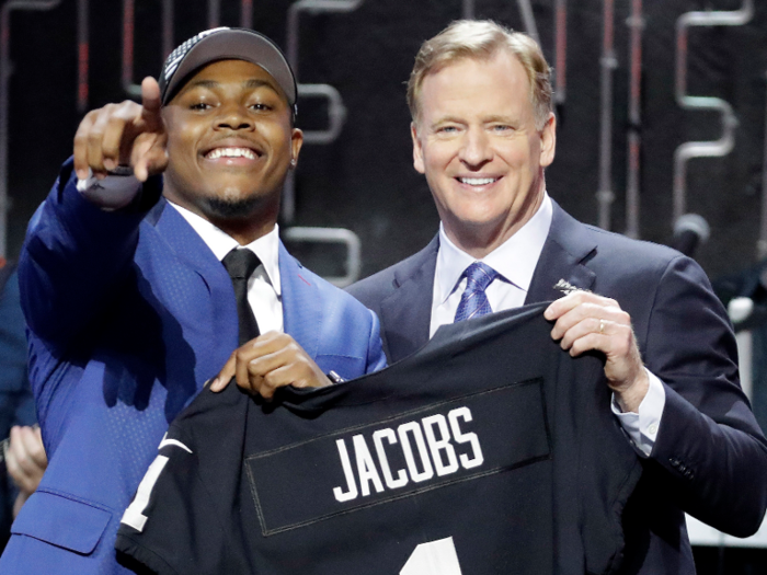 43. Josh Jacobs — RB, Oakland Raiders