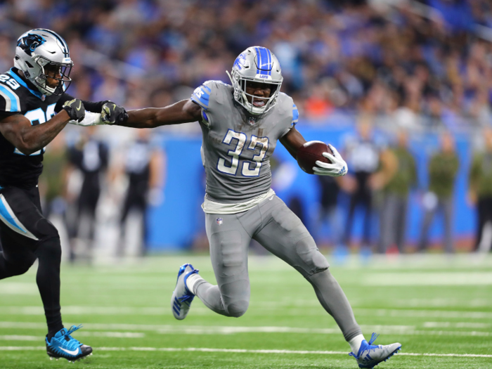 41. Kerryon Johnson — RB, Detroit Lions