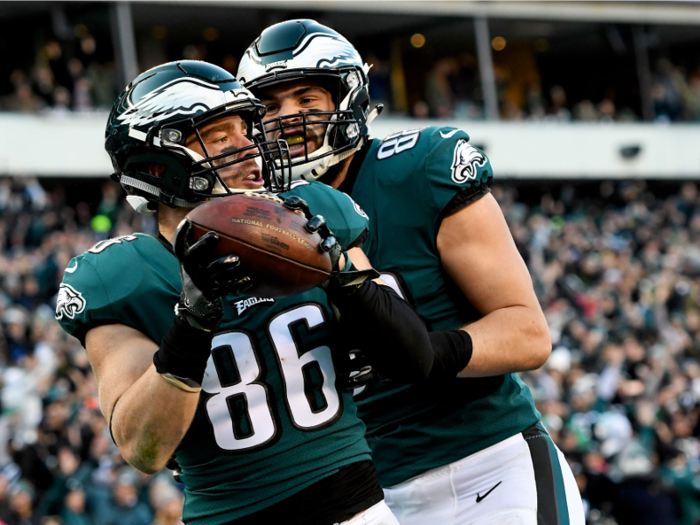 22. Zach Ertz — TE, Philadelphia Eagles