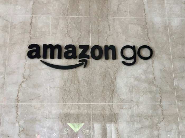 Next, we stopped by the Amazon Go store in the Brookfield Place mall near the World Trade Center.