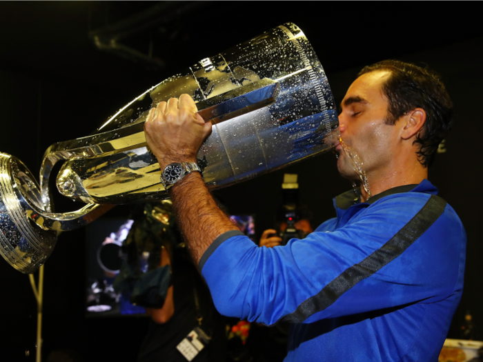 After winning his eighth Wimbledon title in 2017, Federer complained of a "head-ringing" hangover the day after. "[I] got to bed at 5 a.m., then woke up, and just didn’t feel good. The last hour or so I’m somewhat okay again. I