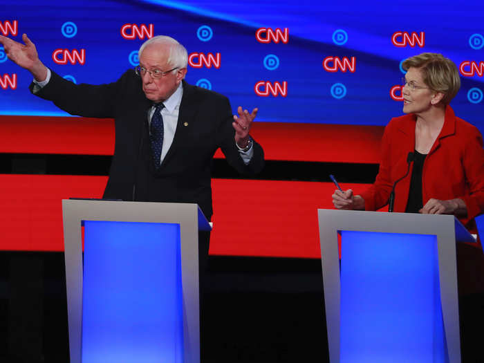 The moderators got the candidates to gang up on Sanders.