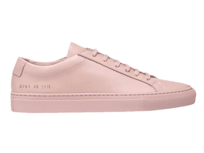 This 2015 sneaker launched its brand, Common Projects, into the realm of "cult status," Semmelhack wrote. The minimalist design, low-batch yet high-quality manufacture, and "cryptic" numbering system stamped in gold on the side heel make The Achilles the epitome of "stripped-down luxury."