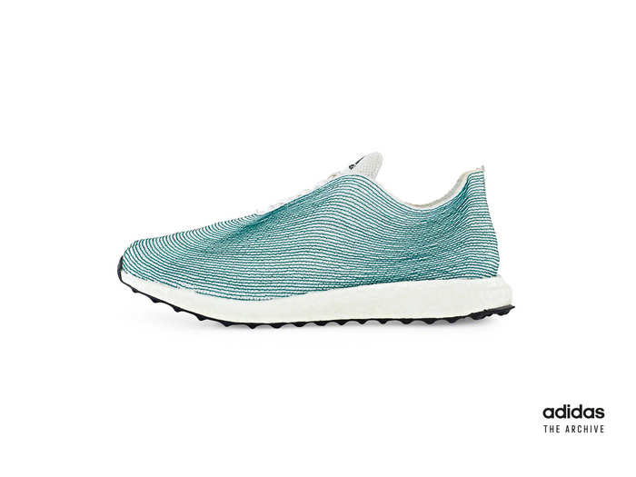 The 2015 announcement of this Adidas sneaker was made in collaboration with a UN-backed non-profit: Parley for the Oceans. It was the first of a larger collaboration project and featured an upper made entirely from recycled plastic and illegal gillnets — or fishing equipment — found in the ocean. According to Semmelhack, this greater-good collab was also one of the year
