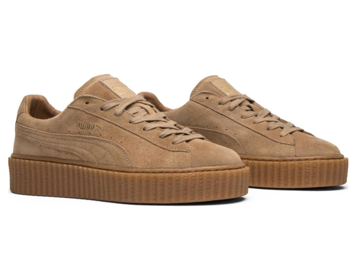 Semmelhack named the 2015 FENTY x Puma Creeper one of the most iconic sneakers of that year. Footwear News reported that the shoe — which was the first collaboration between the singer and athletic brand — was so hyped up that it sold out within three hours of dropping.
