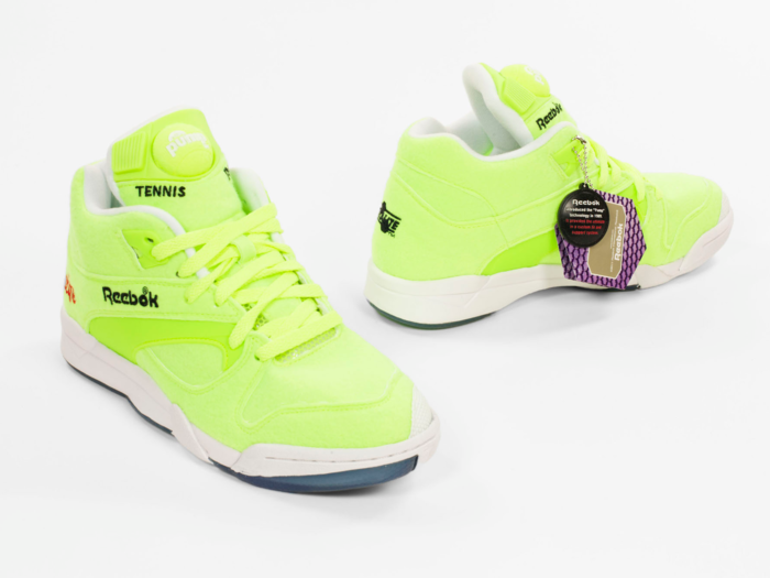 The 2006 Alife x Reebok Court Victory Pump Ball Out combined the ideas of the streetwear brand with the form and function of the Reebok pump model. This sneaker was designed to resemble a tennis ball and was made using similar, fuzzy materials.