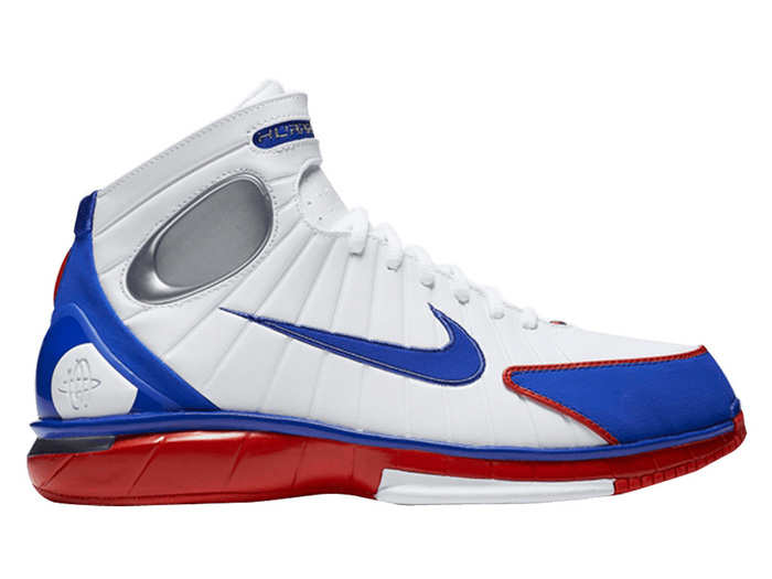 The 2004 Nike Air Zoom Huarache 2K4 paid homage to "classic basketball design principles" while staying modern in a post-Foamposite market, Semmelhack wrote. She also said it aimed to strike a chord with consumers who were part of the then-emerging push for retros.