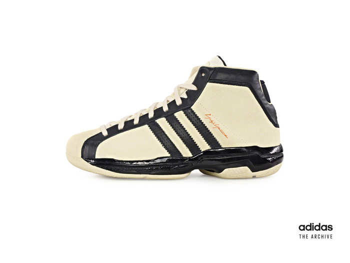 In 2002 Adidas partnered with couture designer Yohji Yamamoto to create the Adidas x Yohji Yamamoto YY Promodel 2G. Semmelhack said this shoe was iconic because it marked one of the first times an artist of this caliber collaborated with a sportswear brand. "In typical Yamamoto style he took a traditional form, the high-top, and put his inimitable stamp on it," she said.