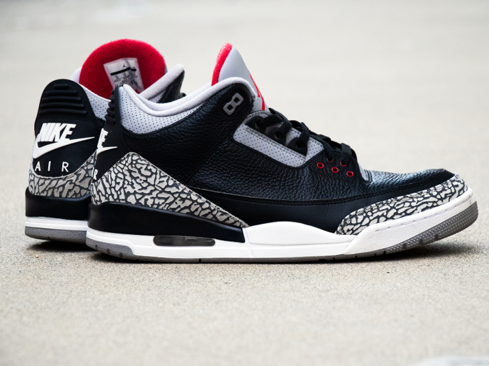 The 1988 Nike Air Jordan 3 "remains one of the most celebrated" pairs of Air Jordans to date, Semmelhack wrote. They were the first Jordans to feature the Jumpman logo, and the printed leather met MJ