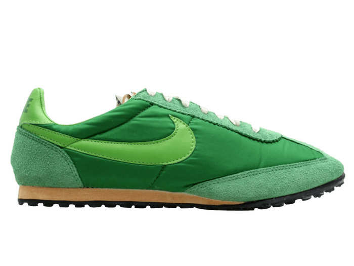 The creation of the 1974 Nike Waffle Trainer has become "one of the most well-known stories in sneaker history," Engvall said. He said that Bowerman was trying to create a shoe with the best traction of any on the market and started experimenting with his wife