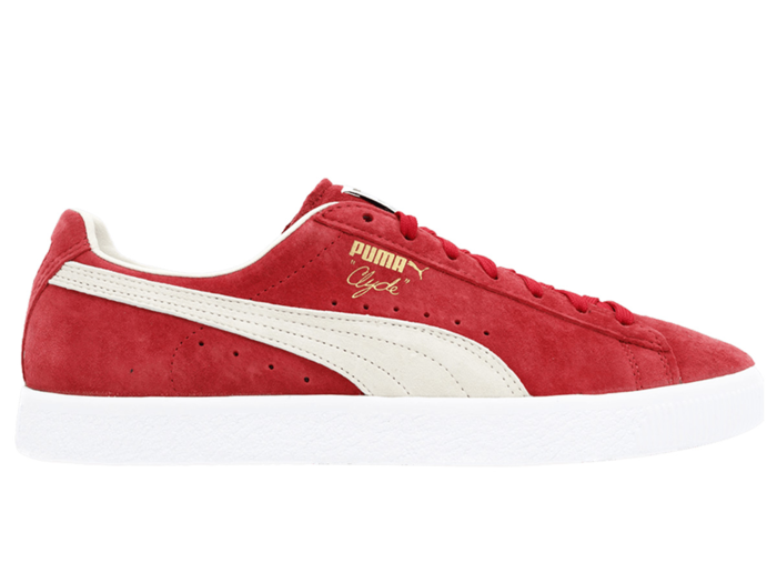 The 1973 Puma Clyde is considered the first signature basketball sneaker in history. They were created for New York Knicks player Walt "Clyde" Frazier, who wanted to put his own spin on the already iconic Puma Suede, Engvall said.