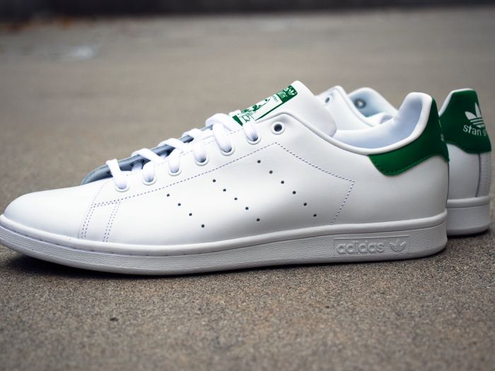 The 1971 Adidas Stan Smith was essentially a rebranding of the 1964 version of the shoe designed for Robert Haillet. The 1971 remake featured the image of tennis star Stan Smith on the tongue, but with Haillet