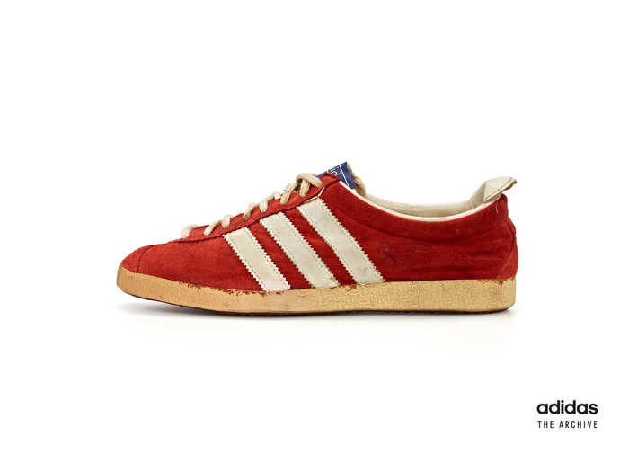 In 1965 the Adidas Gazelle was introduced as a soccer shoe. Semmelhack wrote that fans of the sport loved wearing the shoe, too. Soon enough, they became what we would refer to today as a lifestyle sneaker — they were being worn "in the pursuit of fashion rather than just fitness," she wrote.