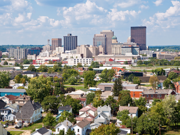 4. Dayton, Ohio, has a population of 799,268.