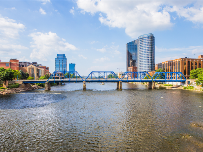 5. Grand Rapids, Michigan, has a population of 988,940.