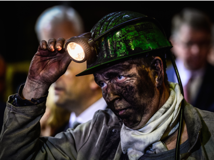 Coal mine worker