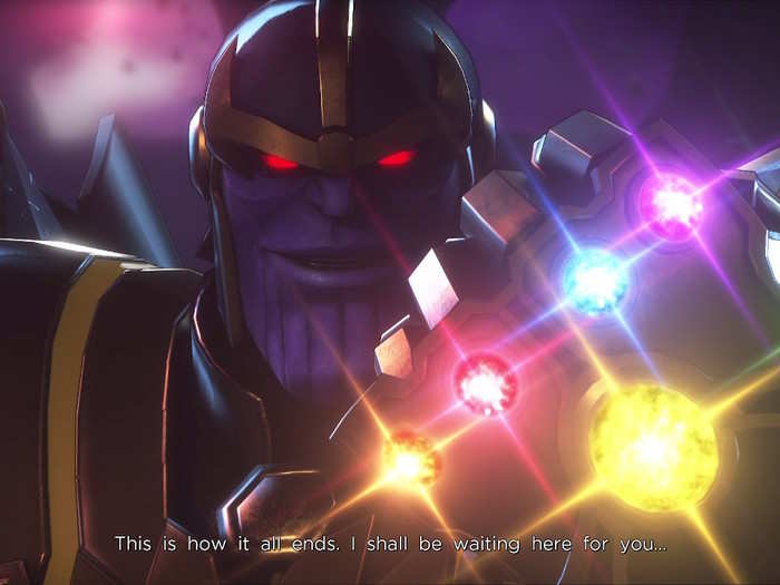 Just like in the movies, the evil titan Thanos wants to gather the six Infinity Stones and wipe out half of all life in the galaxy.