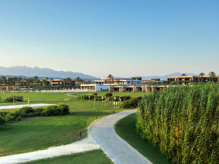 To get to Google Camp, guests fly into the Palermo airport and then arrive at Verdura Resort by helicopter.