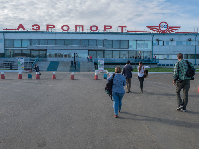 I flew to Mirny from Moscow. It was a five-and-a-half-hour journey — about the time it takes to fly from New York City to Los Angeles.