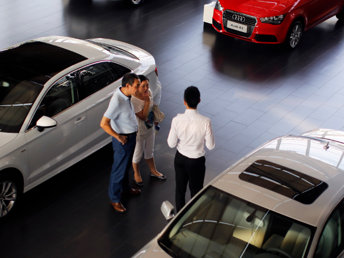 1. Buying a car