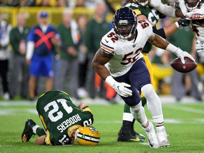 Chicago Bears – Khalil Mack, Outside Linebacker, 99 Overall