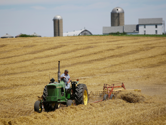 Farmers and others in agricultural jobs