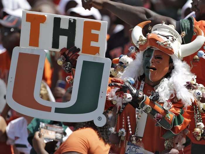 18. University of Miami is located in Coral Gables, Florida.