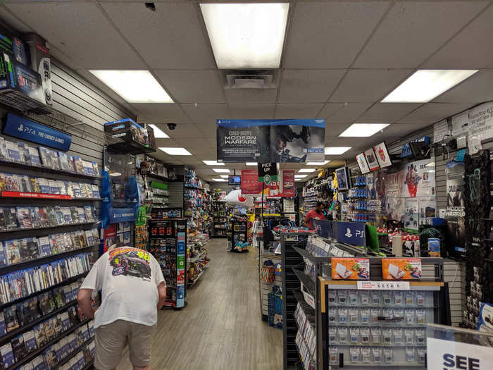 Moreover, GameStop stores are shockingly huge — needlessly so considering they