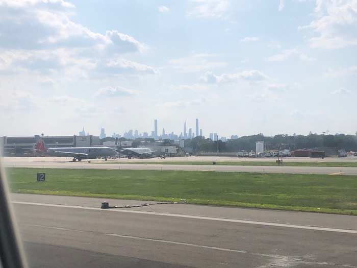 ... And touched down at LGA.