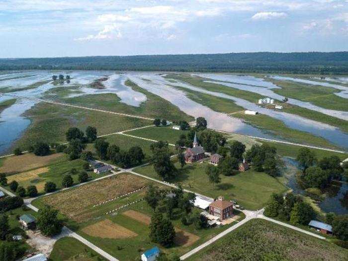 Floodwaters are receding in the Midwest, but it could take months before many areas are completely back to normal. Until then, boats may remain the favored method of transportation.