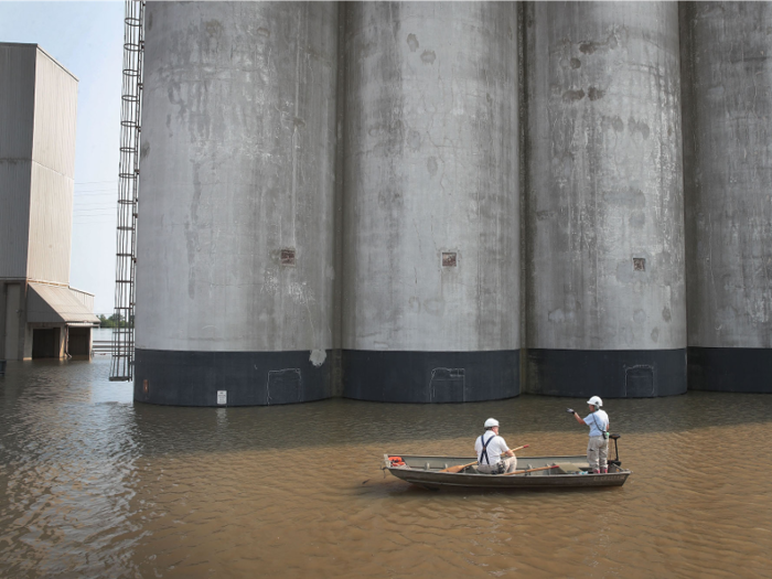 And what looks to be a scene from a post-apocalyptic film is actually ....