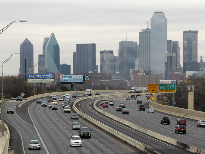 4. Dallas, Texas: The job-growth rate of 2.9% was tied for third highest among the 30 biggest metro areas, and the GDP growth rate of 3.9% was the fourth highest.