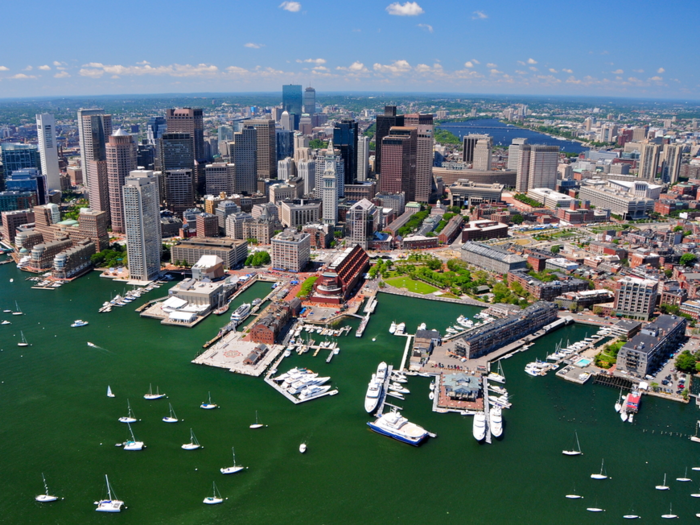 5. Boston, Massachusetts: The average weekly wage of $1,589 was the second highest among big metro areas, and the per capita GDP of $78,334 was the third highest.