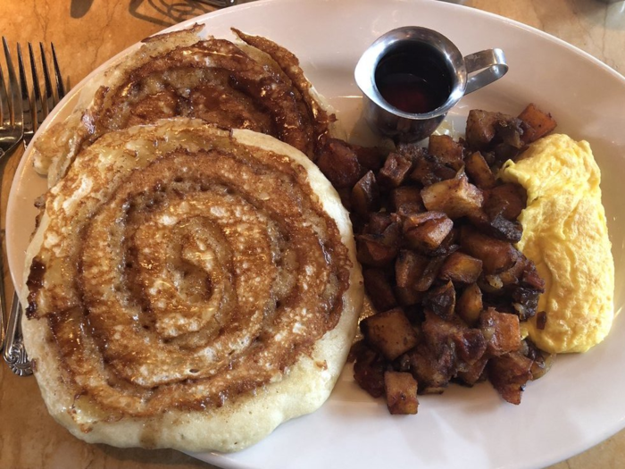 The Cheesecake Factory — Cinnamon Roll Pancakes