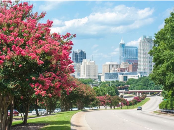 In Raleigh, North Carolina, the average wedding costs $27,000.