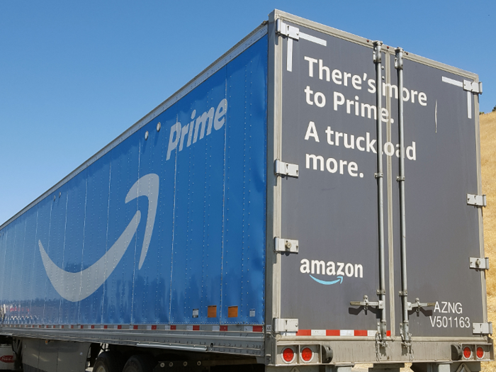 Amazon truck trailers