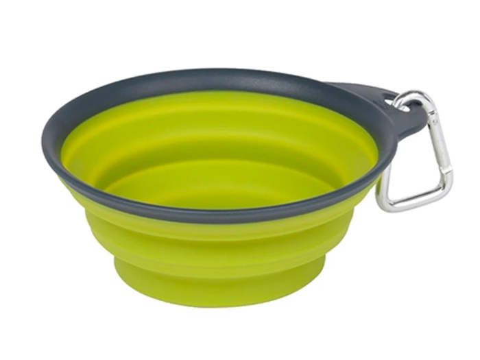  A collapsible water bowl 