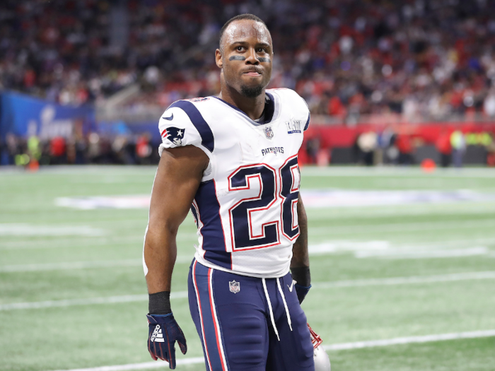 8. James White, RB