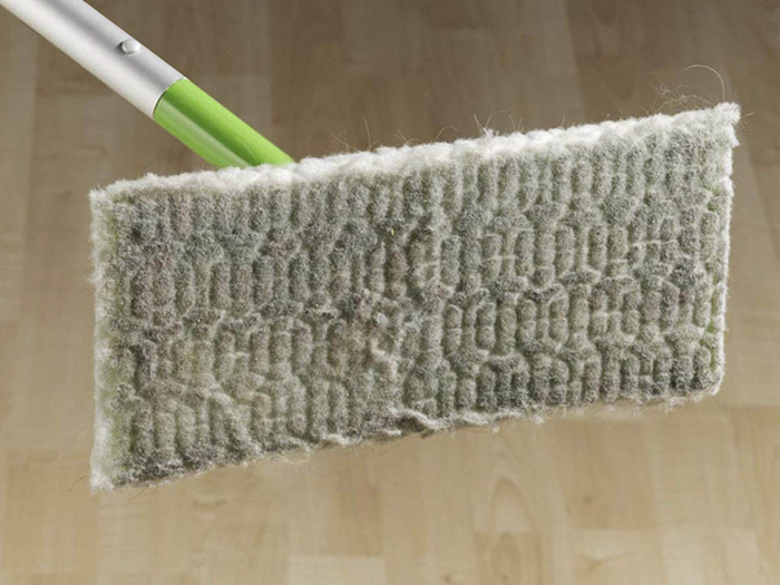 A dry and wet mop for easy cleanup