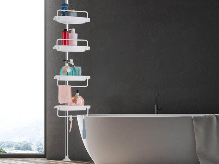 A multi-rack shower caddy